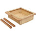 Wicker Basket For Modular Kitchen | Pull Out Basket for Onion, Potatoes  Size W 17 to 22 X D 20 to 22 X H 4,6,8 Inches ( Also Customized As per your Need)