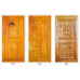 Teakwood Panel CNC Door – Precision-Crafted Elegance for Modern Interiors thickness 32mm+32mm 